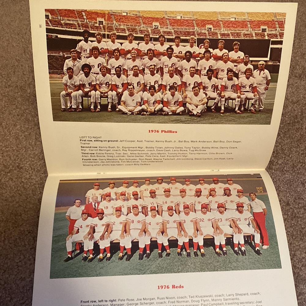 1976 NLCS Phillies vs. Reds program - Picture 3 of 4